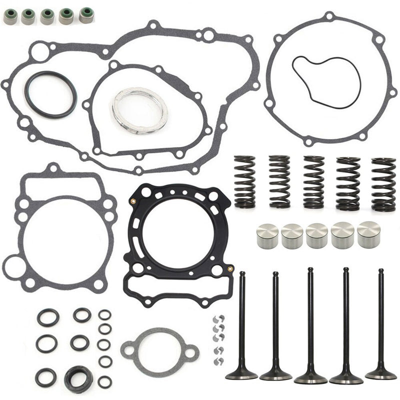 YAMAHA - Kit válvulas completo + kit de juntas completo para YZ250F - 2001 a 2013.